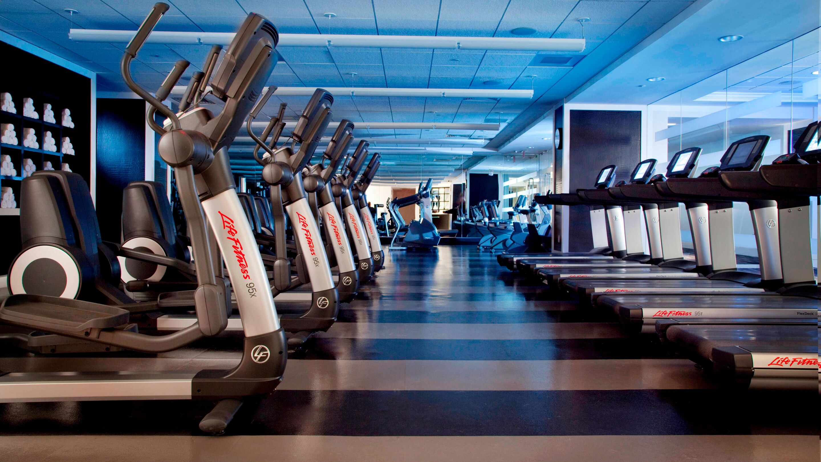 Fitness Room with Machines Image