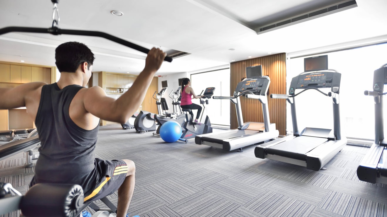 Fitness Center at Agra hotel