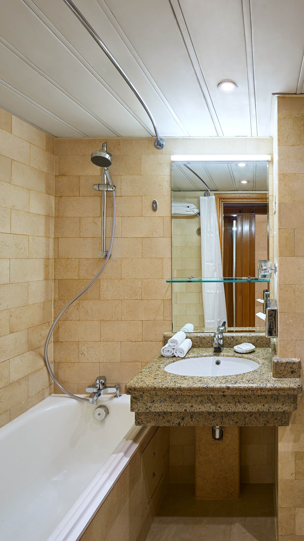 Гостевая ванная комната в делюксе – совмещенные ванна и душ