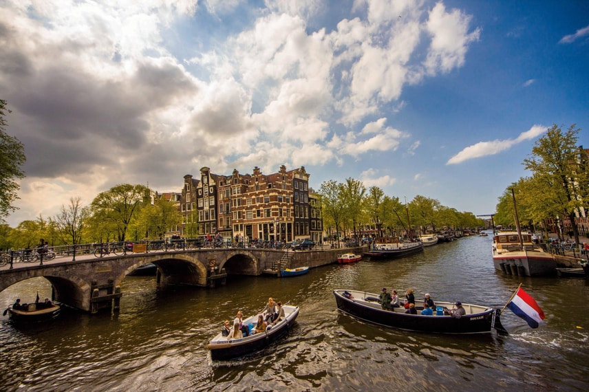 アムステルダムのボートライド