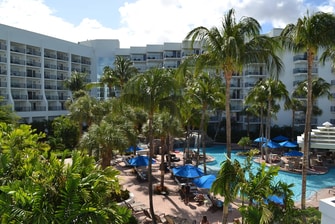 Vista del resort en Aruba