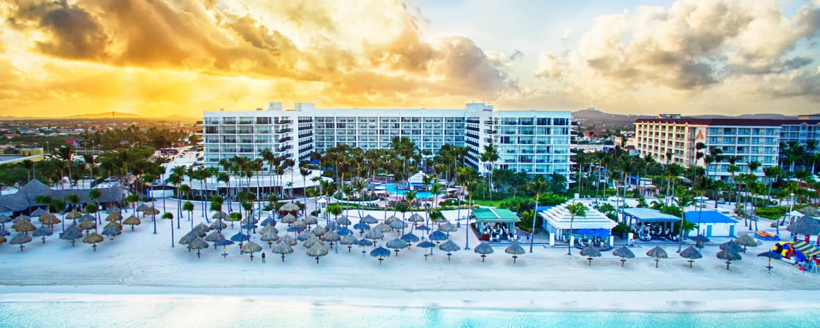 Blick auf das Aruba Marriott Resort