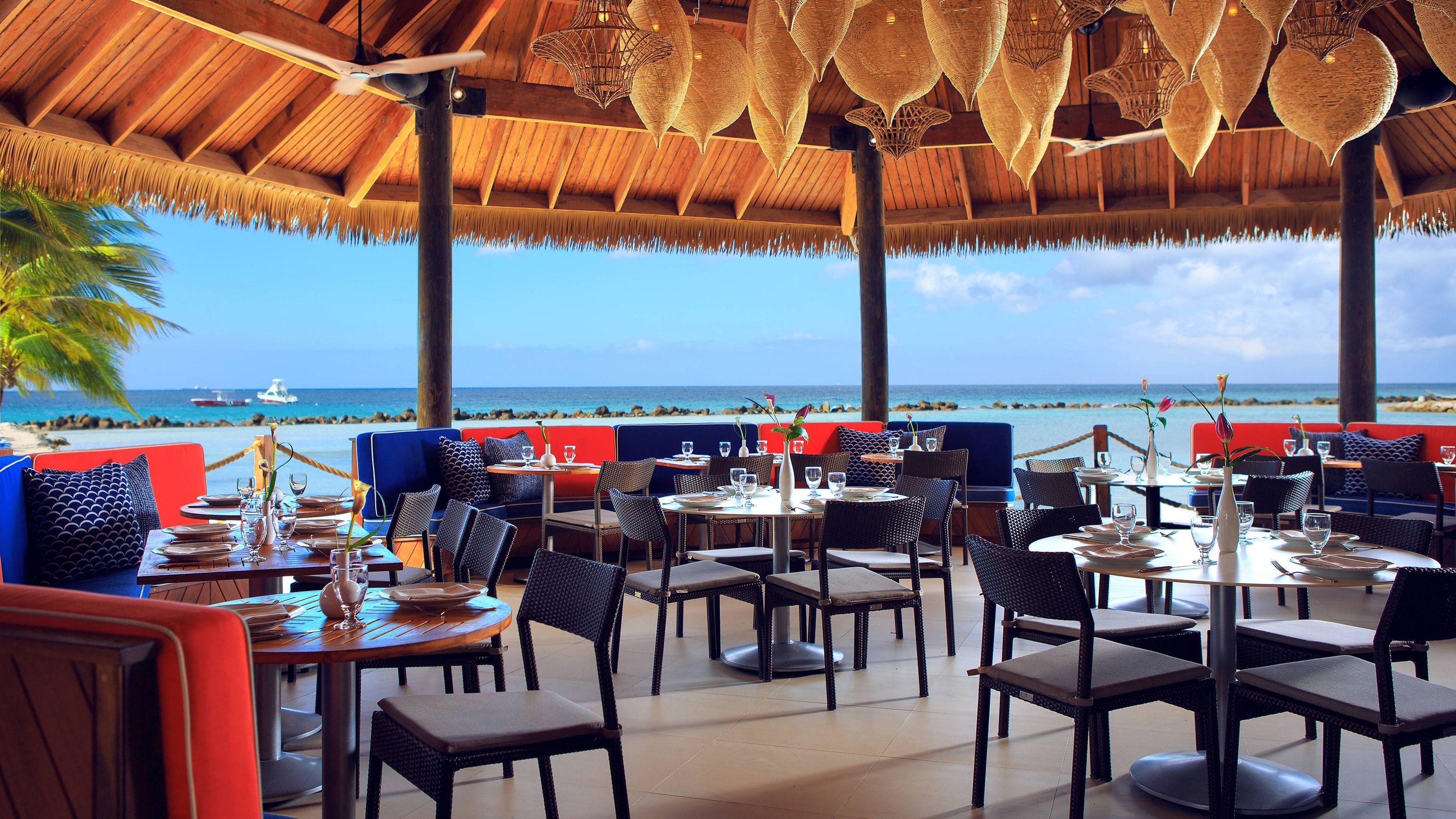 Restaurante en la isla de Aruba