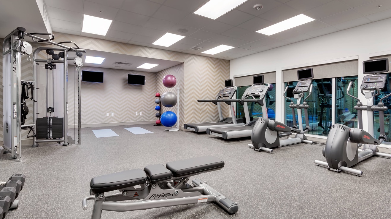 Hotel fitness center near Austin Airport