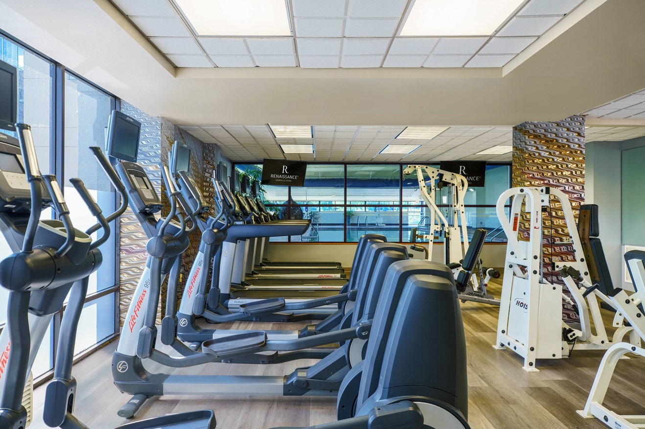 Expansive On-Site Fitness Center