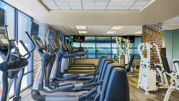 Expansive On-Site Fitness Center