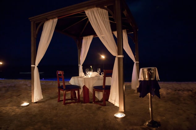 Romantic Beachfront Dinner