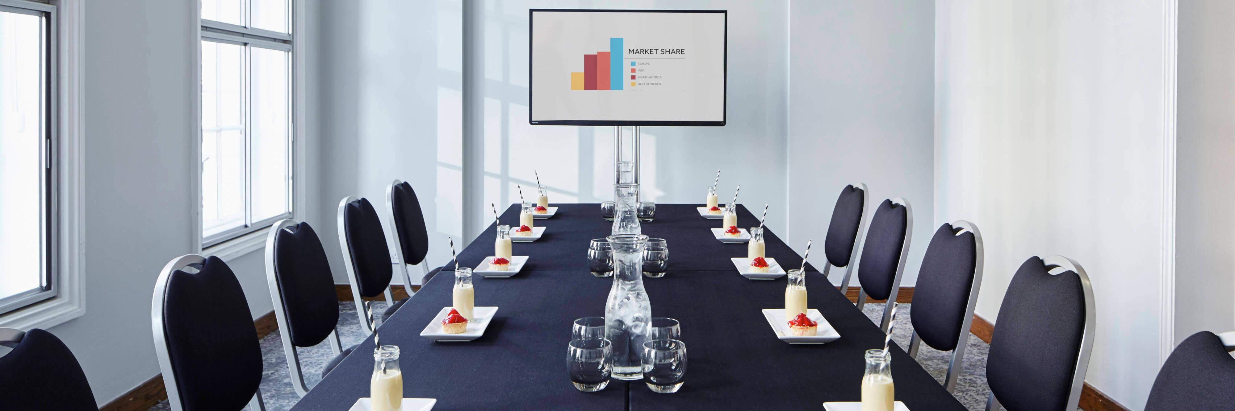 West Two - Boardroom Setup West Two - Boardroom Setup