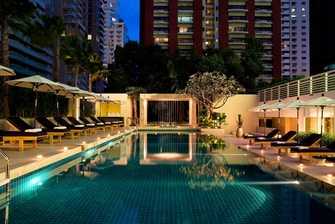 位于曼谷设有泳池的酒店