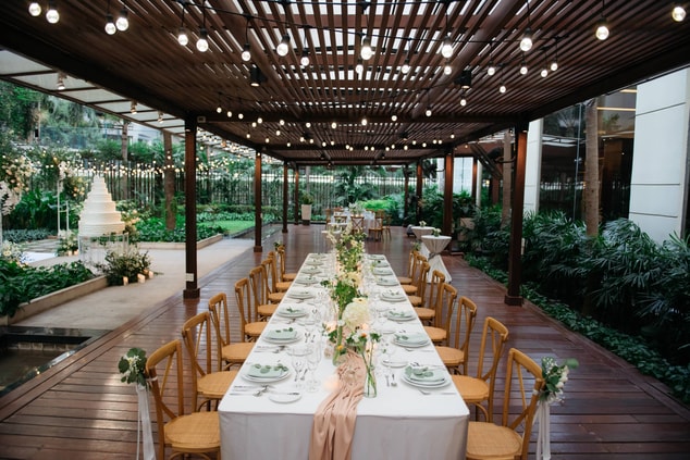 Garden Lounge - Wedding Reception