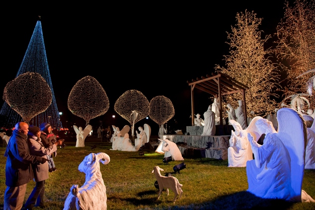 Outdoor Nativity Display