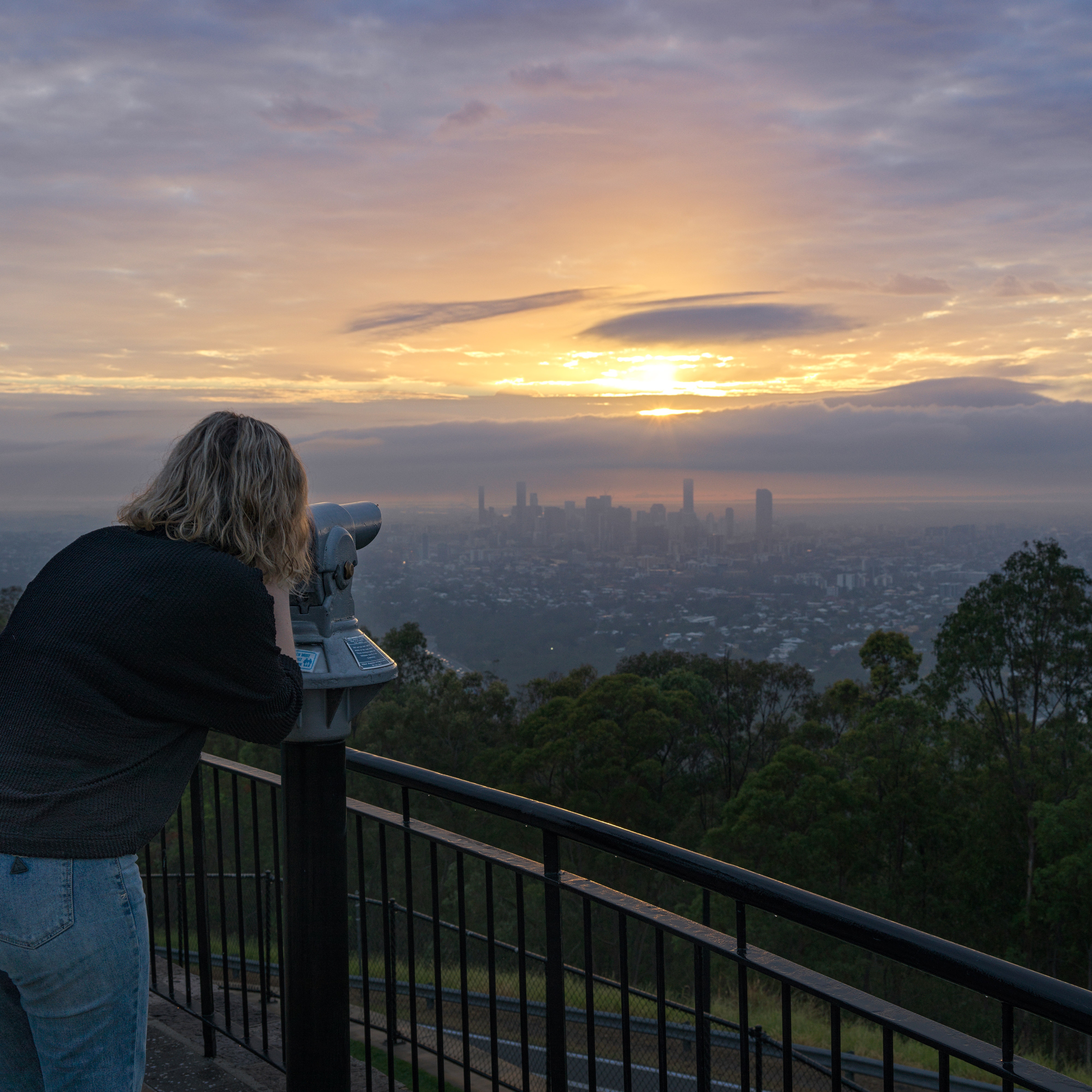 Vista panoramica di Mt Cootha