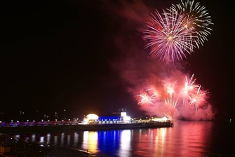 Fogos de artifício em Bournemouth