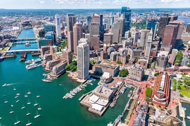 Porto de Boston - Vista áerea