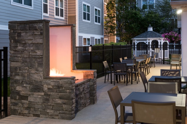 Outdoor Patio With Firepit & Gazebo