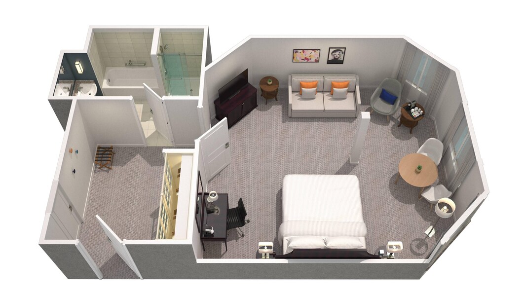 Junior Suite Floor Plan