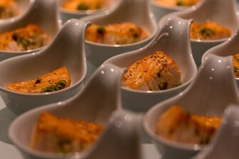 Еда для конференций – закуски из лосося