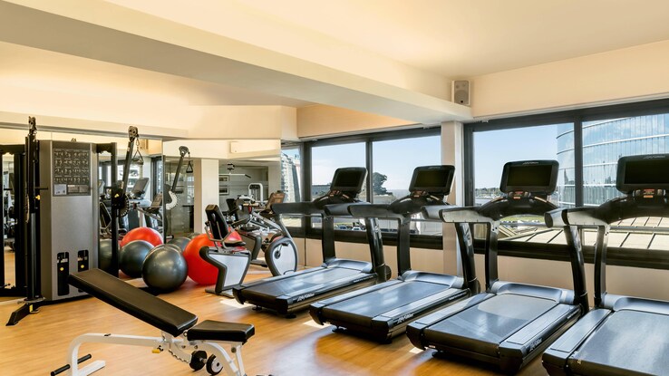 Sheraton Fitness Center with treadmills.