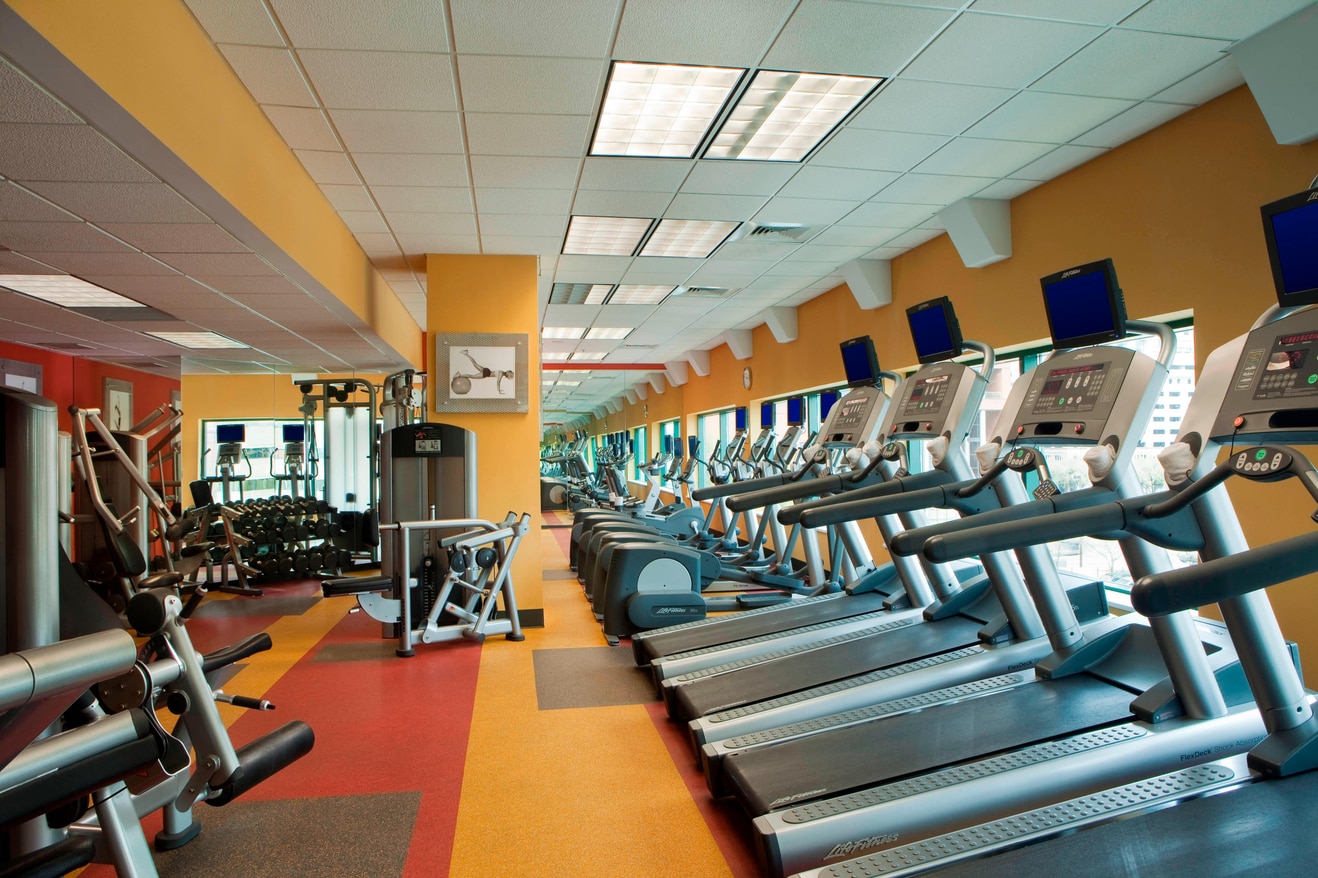 Downtown Baltimore hotel fitness center