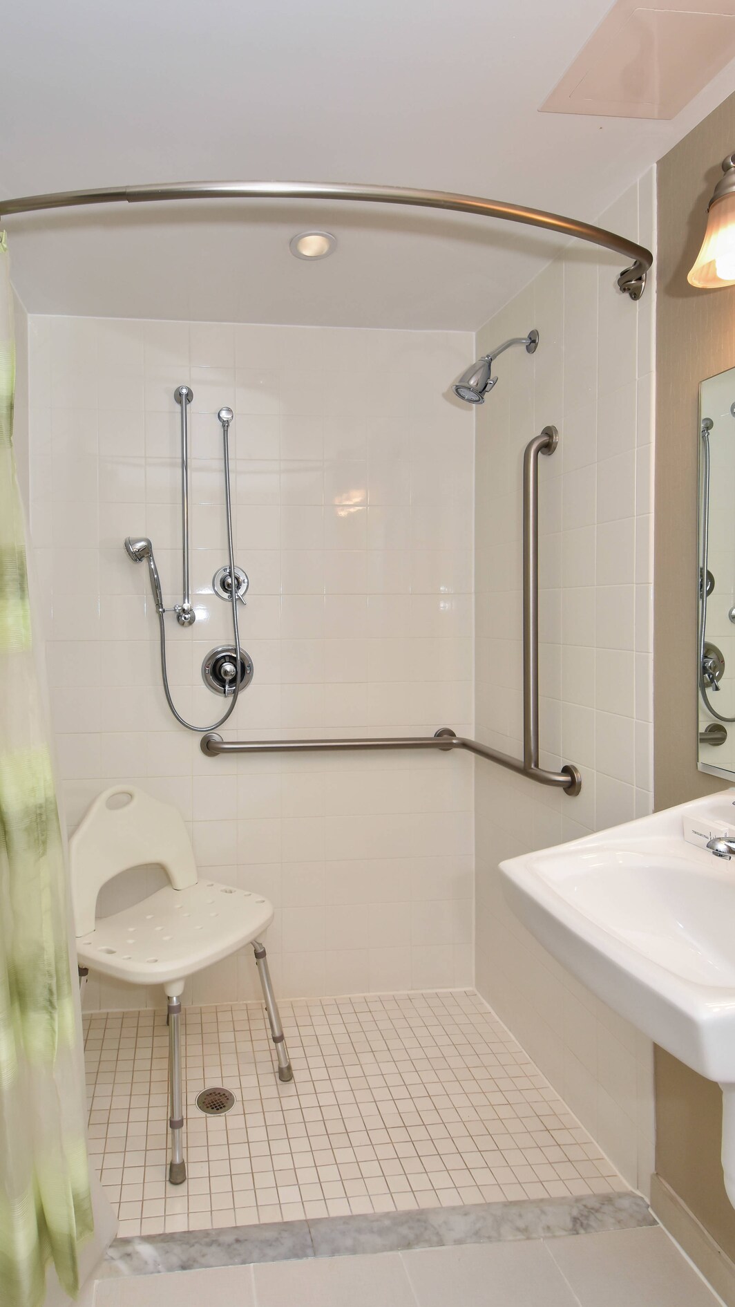 Accessible Bathrooms - Roll-in Shower