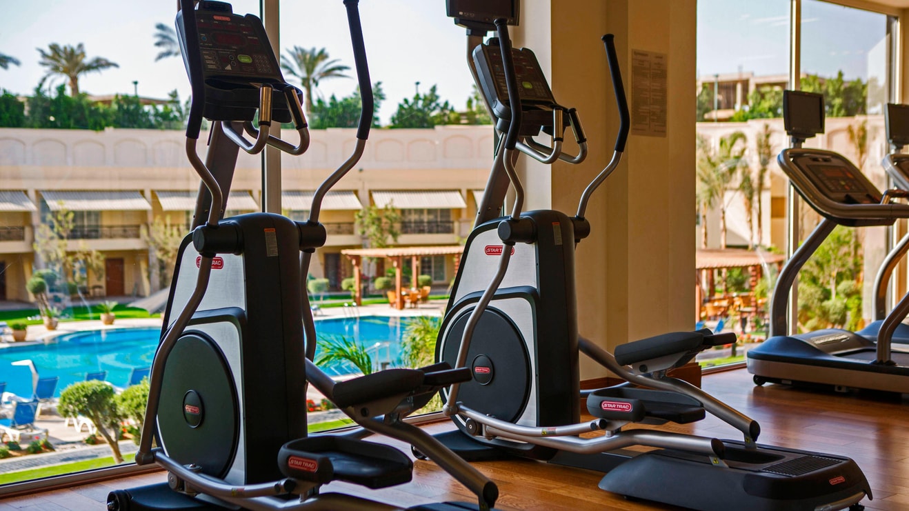 Fitnesscenter des Hotels in Kairo