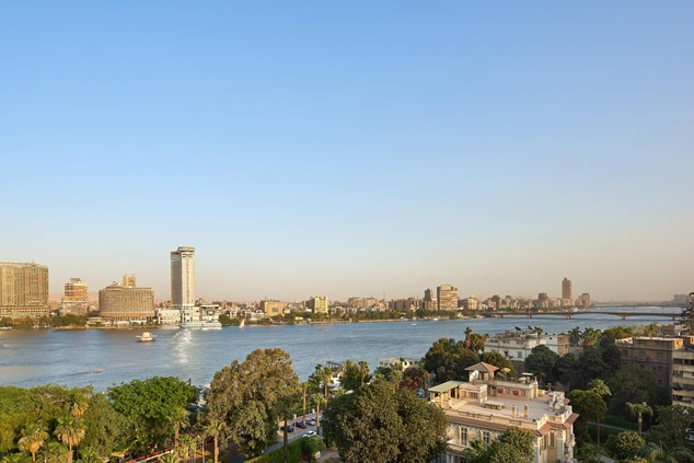Gästezimmer mit Blick auf den Nil