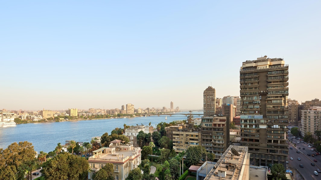 Vista parcial para o Nilo