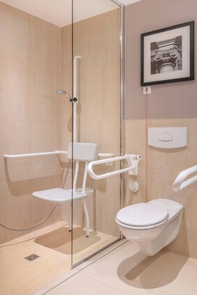 Accessible Bathroom Deluxe Room – Roll-In Shower