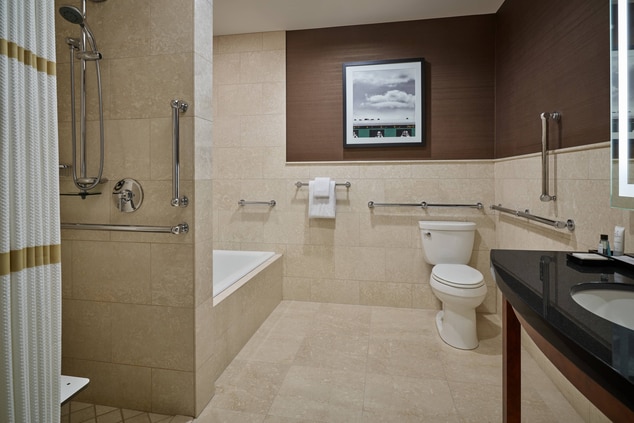 Accessible Transfer Guest Bathroom