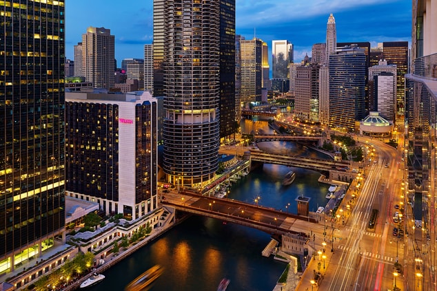 Exterior and Chicago River