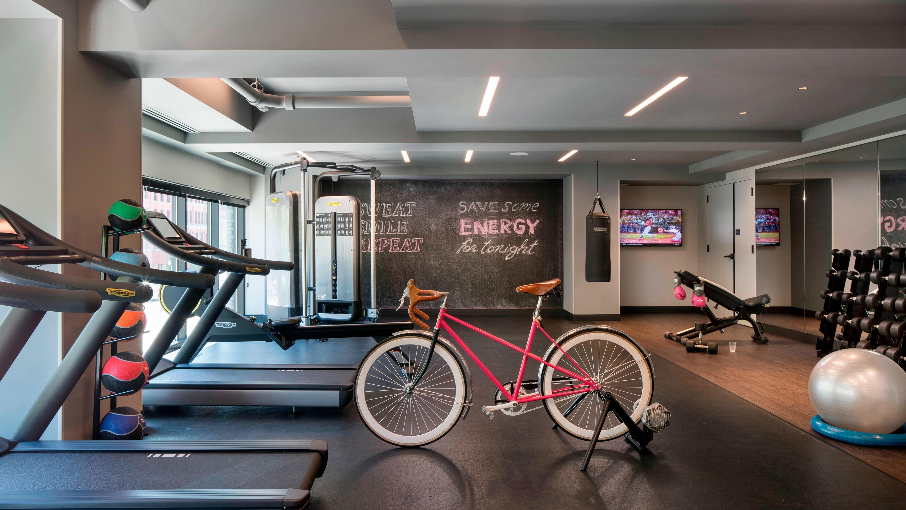 Moxy fitness center bicycle
