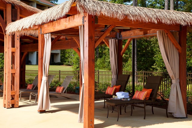Auburn, Alabama hotel pool cabana