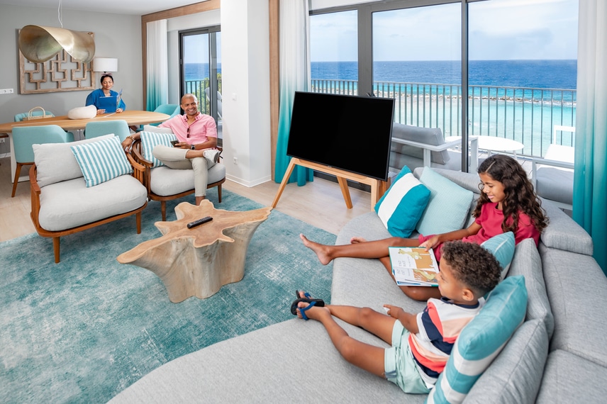 Ocean Front Suite - Living Area