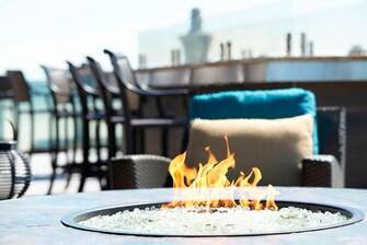 Rooftop Bar Fire Pit