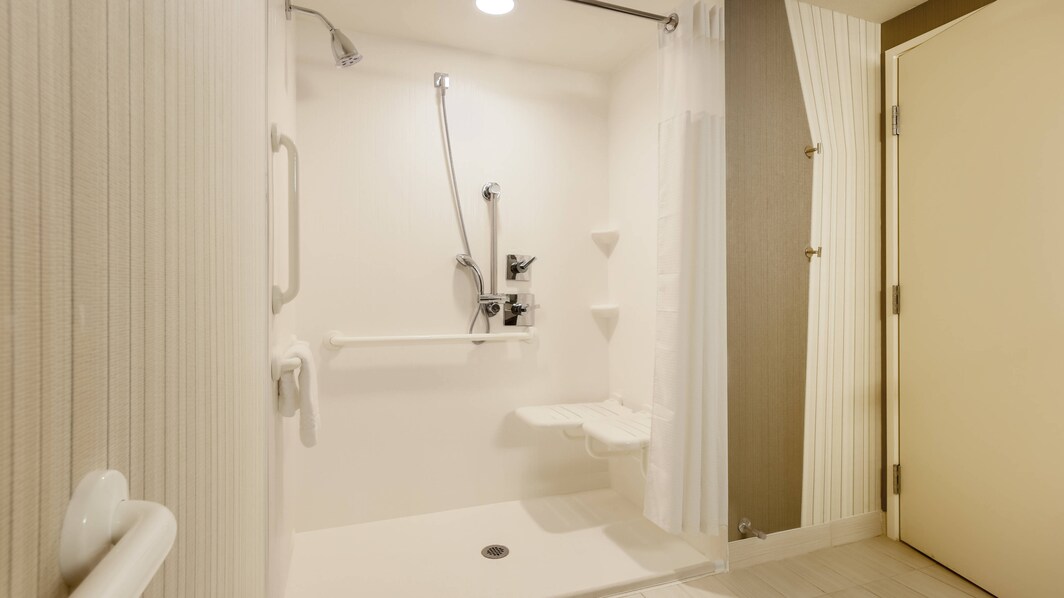 Accessible Guest Bathroom â€“ Roll In Shower