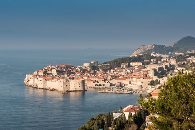 A  view over Dubrovnik