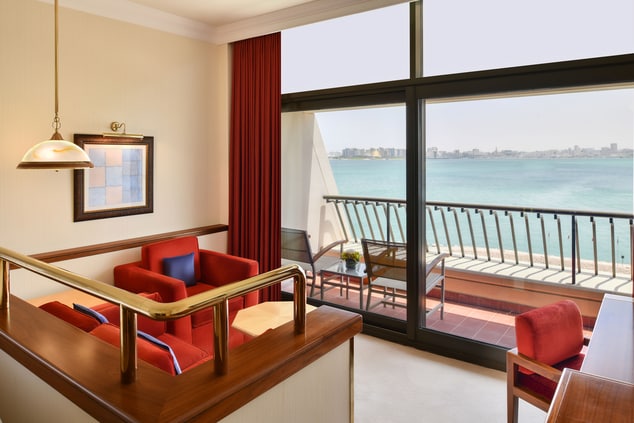Living Area - Corniche Sea View