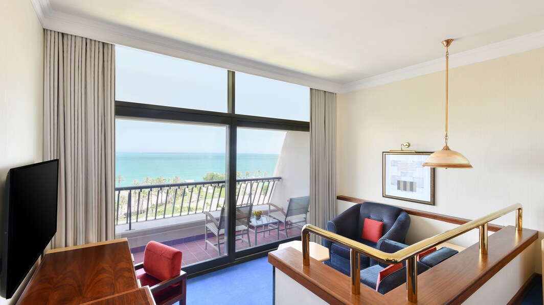 Habitación con vista al resort y al mar - Sala de estar