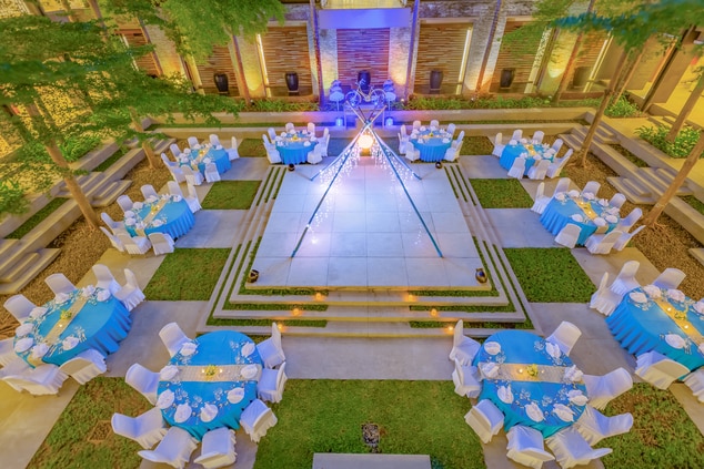 Courtyard Garden - Banquet Setup