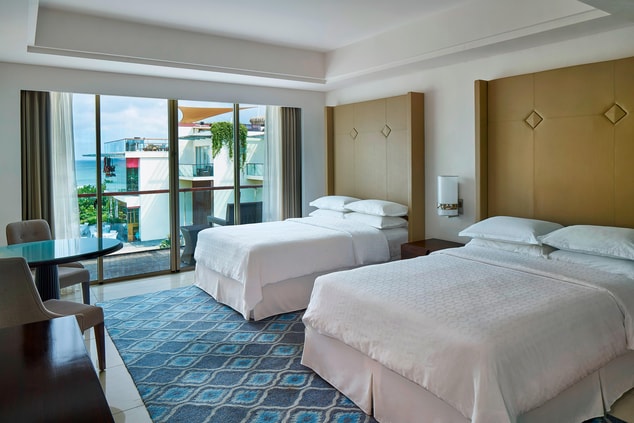Guest room, 2 Doubles, Ocean view, Balcony