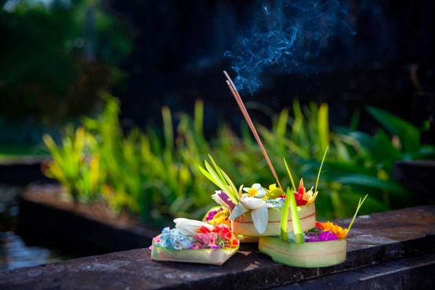 Balinese Flower Offerings