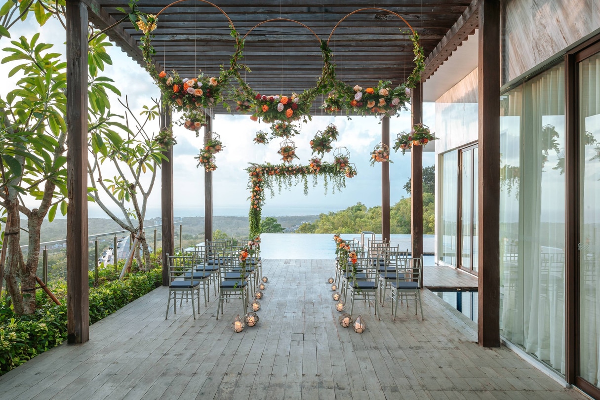 Presidential Villa Deck – Wedding Reception