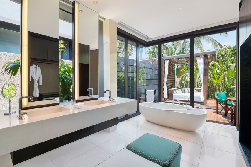 Marvelous Villa am Pool mit einem Schlafzimmer – Badezimmer