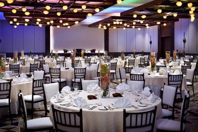 TAMURE Main Ballroom - Banquet Setup