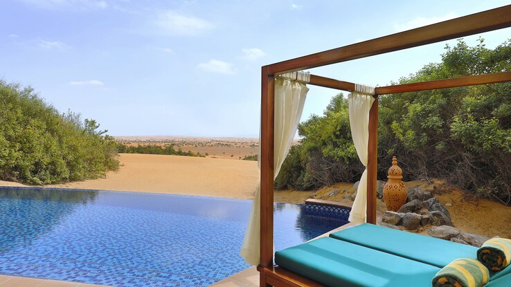 Private swimming area - Dubai Luxury Desert Resort