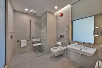 Accessible Bathroom –Roll-In Shower
