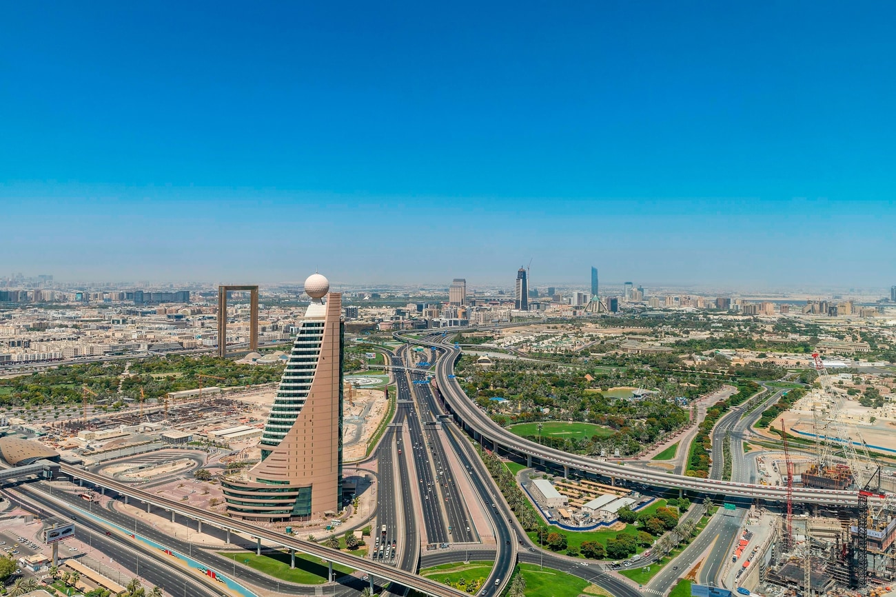 Ausblick auf die Altstadt von Dubai