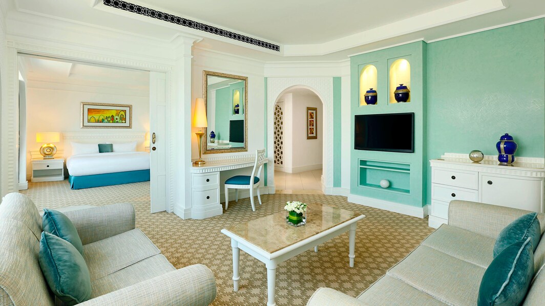 Sala de estar de la suite Dubai