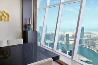 جناح بنتهاوس (Penthouse) - إطلالة على المدينة وإطلالة جزئية على قناة دبي المائية
