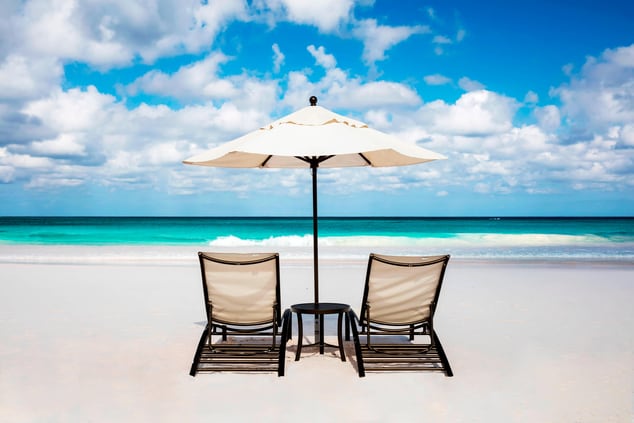Praia particular - Cadeiras do lounge
